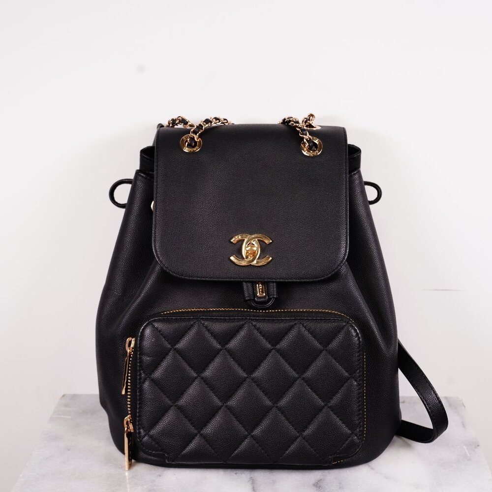 Chanel Caviar Business Affinity Backpack